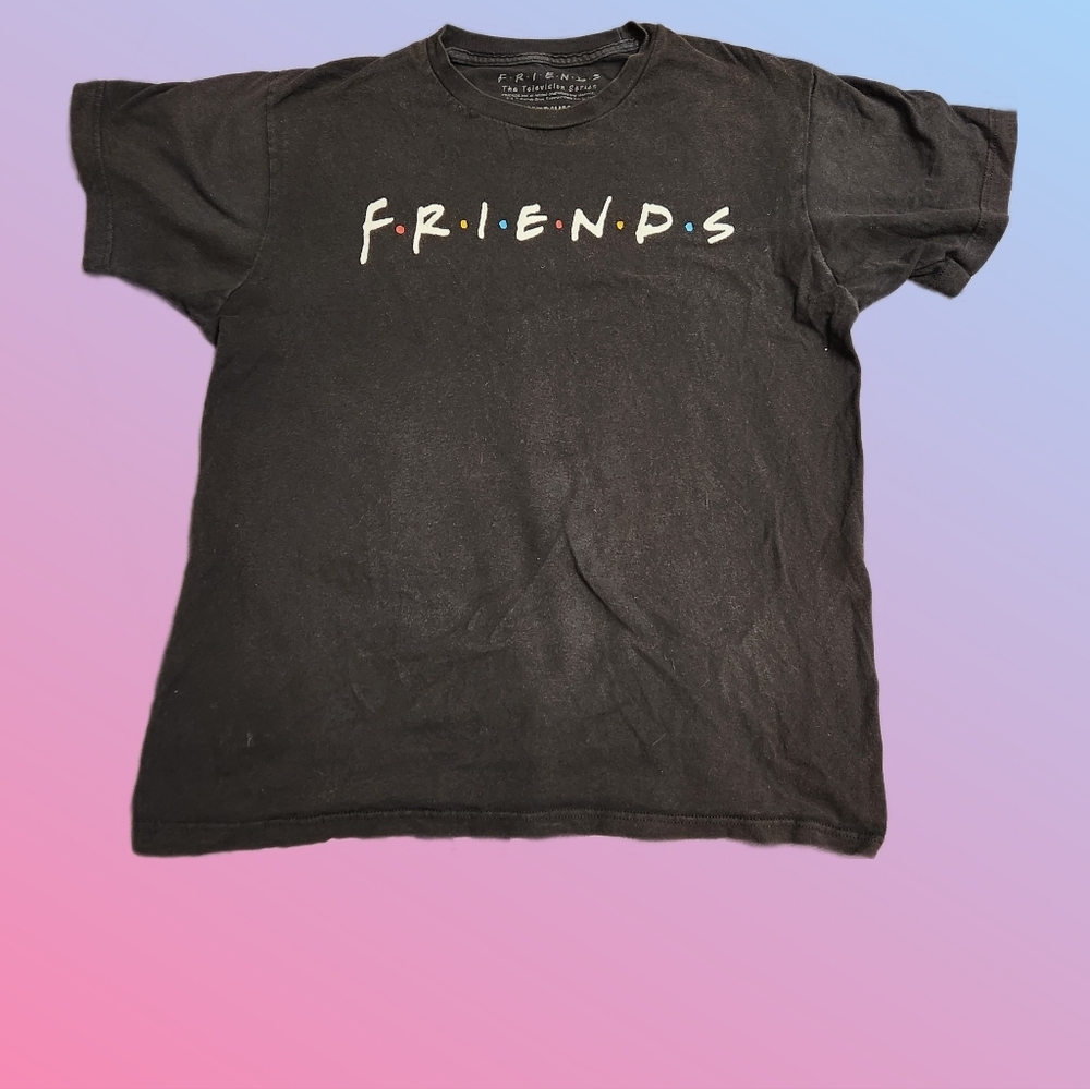 Friends. Black T-Shirt. Female. Medium.